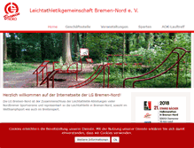 Tablet Screenshot of lg-bremen-nord.de